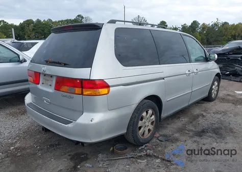 2004 Honda Odyssey Ex из США, поврежденный, VIN 5FNRL18884B124524